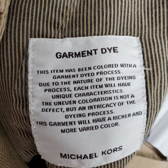 MICHAEL KORS tan shorts‎ poplin chino khaki 38 - Picture 6 of 8